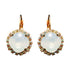 Auskari "Apžilbinošs Mirdzums III (White Opal)" ar Swarovski™ kristāliem